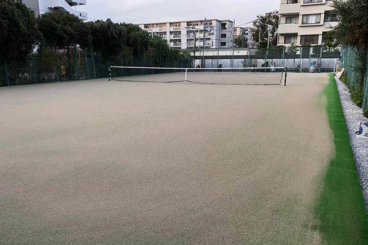 板橋区テニスコート人工芝