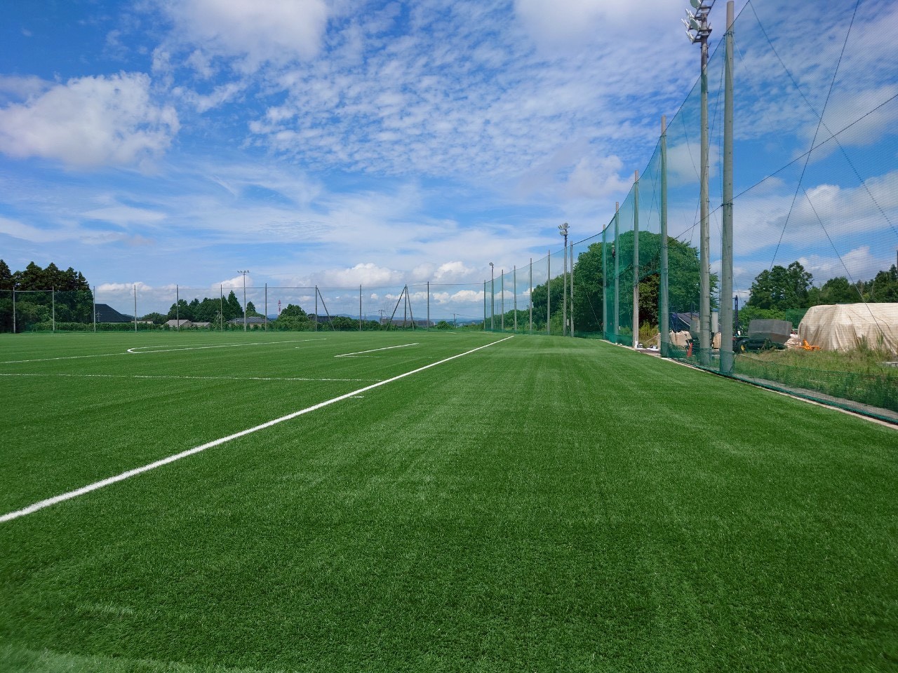 サッカー場改修工事　石川県　某高校